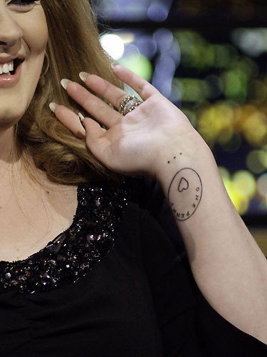 Adele Tattoo On Left Wrist | adele one penny temporary tattoo x 3pcs wrist tattoos pack Adele Tattoo On Left Wrist | adele one penny temporary tattoo x 3pcs wrist tattoos pack