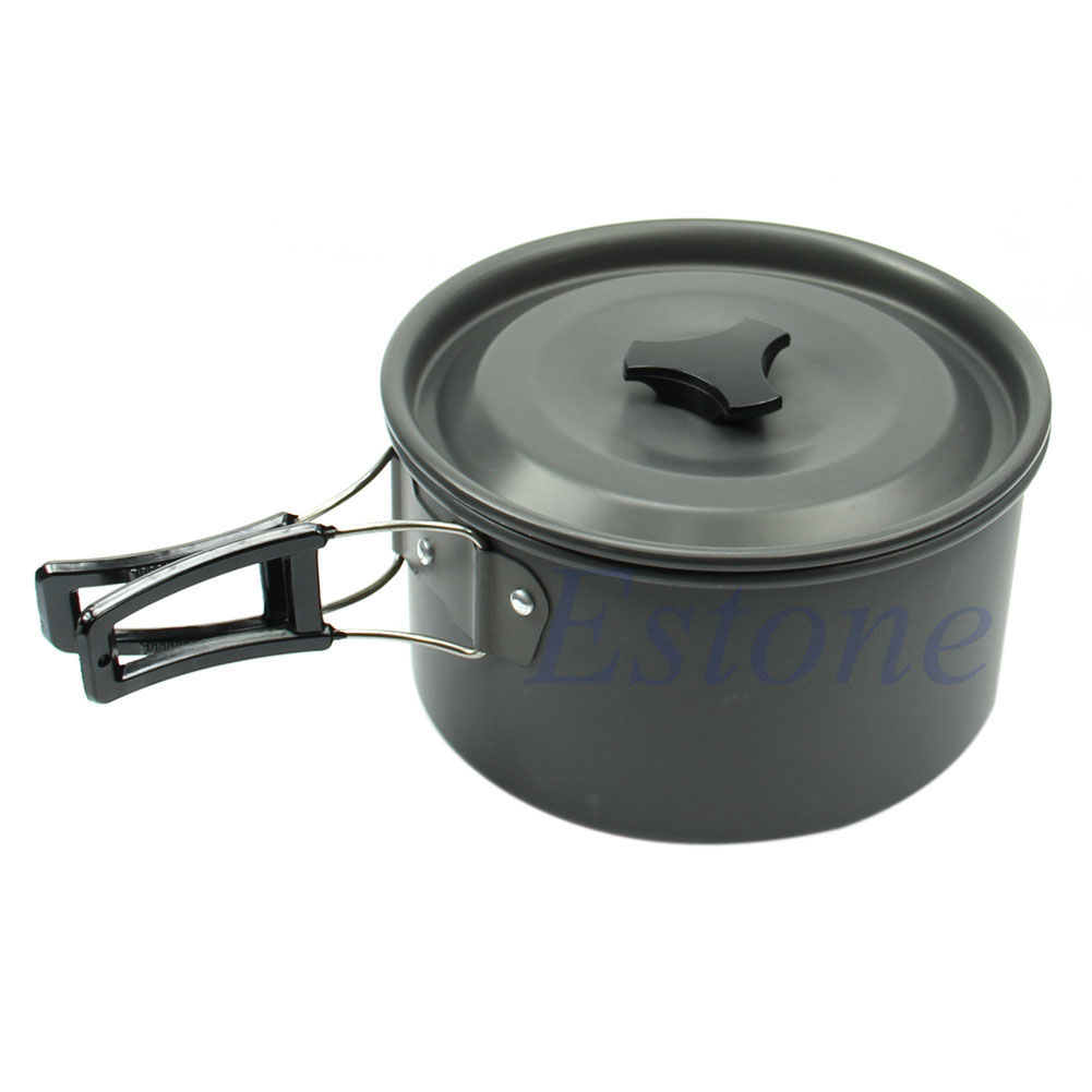 11Pc Outdoor Camping Hiking Cookware Backpacking Cooking Picnic Bowl