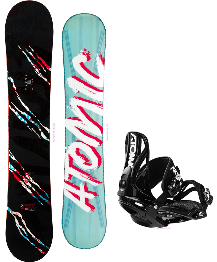 NEW Atomic Hatchet 159 WIDE Snowboard+Atomic Hunter Men's Bindings eBay