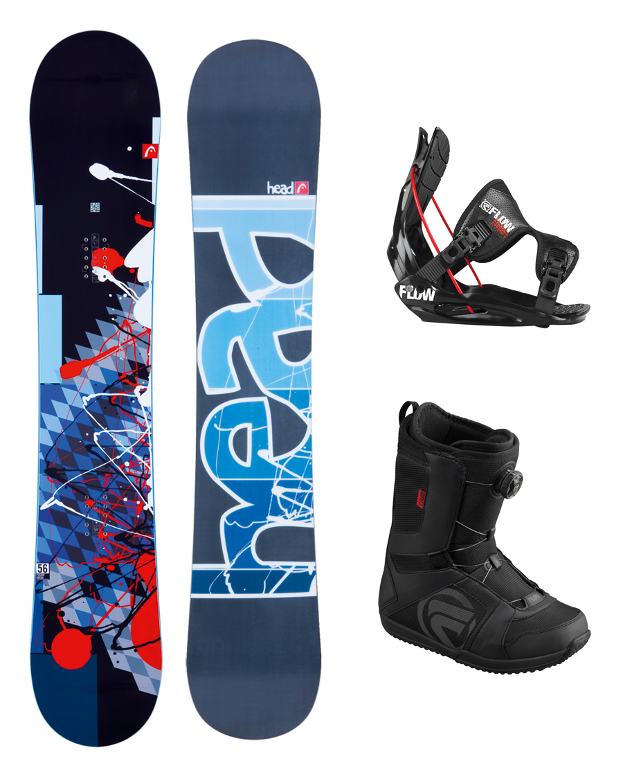 2013 Head Fusion Rocka Snowboard+Flite 1 Bindings+Flow BOA Boots NEW eBay