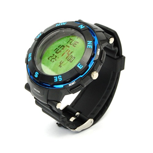 Men's Wrist Watch Electronic Compass Stopwatch Alarm Digital Count Down