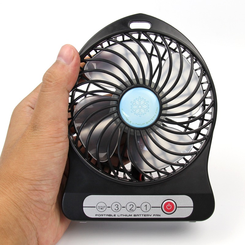 140mm Mini Portable PC USB &amp; Battery Operated Personal Desk Fan w ...