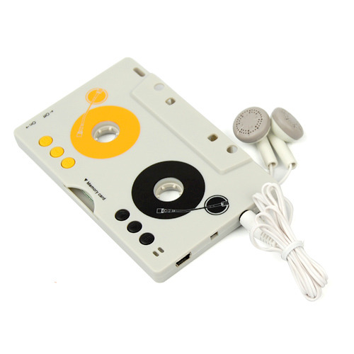 Car Telecontrol Tape Cassette SD MMC MP3 Player Adapter Kit W/ Remote