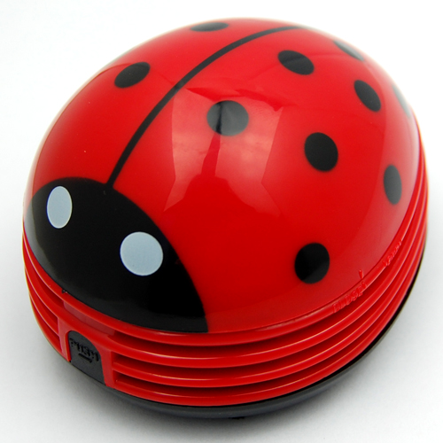 Mini Handheld Desktop Red Ladybug Vacuum Cleaner Sweeper 2×AA Battery Powered eBay