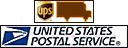 We ship via USPS and UPS