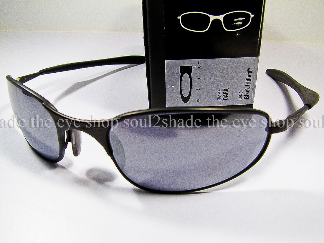 Old+Oakley+Sunglasses+Models Details about Vintage Mint Oakley A Wire Sunglasses Dark Black 05-576