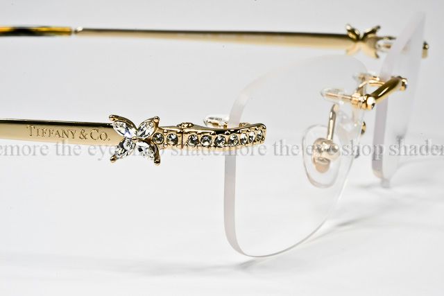 NEW TIFFANY & CO Eyeglasses Frame TF1059B Gold Rimless ...