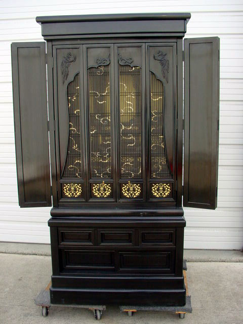 From Japan Butsudan 2PC SET Buddhist Family Altar NEW