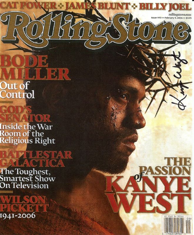 Kanye West Stronger ROLL.STONE SIGNED 8X10 PREPRINT COA
