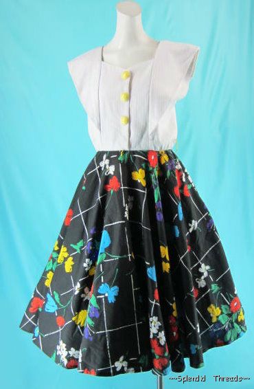 VBO Lot of 7 Vintage Tops Shirts 50s 60s 70s  S