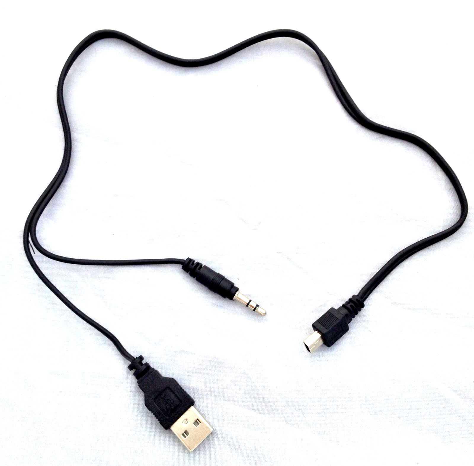 New 3.5mm AUX USB Male Mini USB Portable Speaker Audio Cable MO30