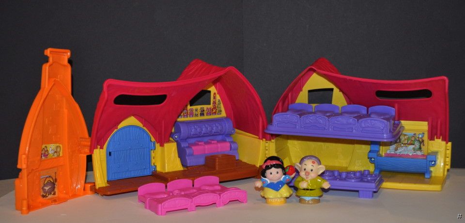 NEW DISNEY PRINCESS FISHER PRICE LITTLE PEOPLE COTTAGE ...