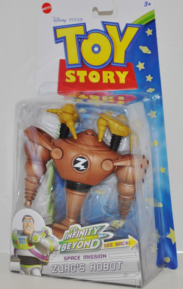 TOY STORY SPACE MISSION ACTION ZURG ROBOT FIGURE 6" eBay