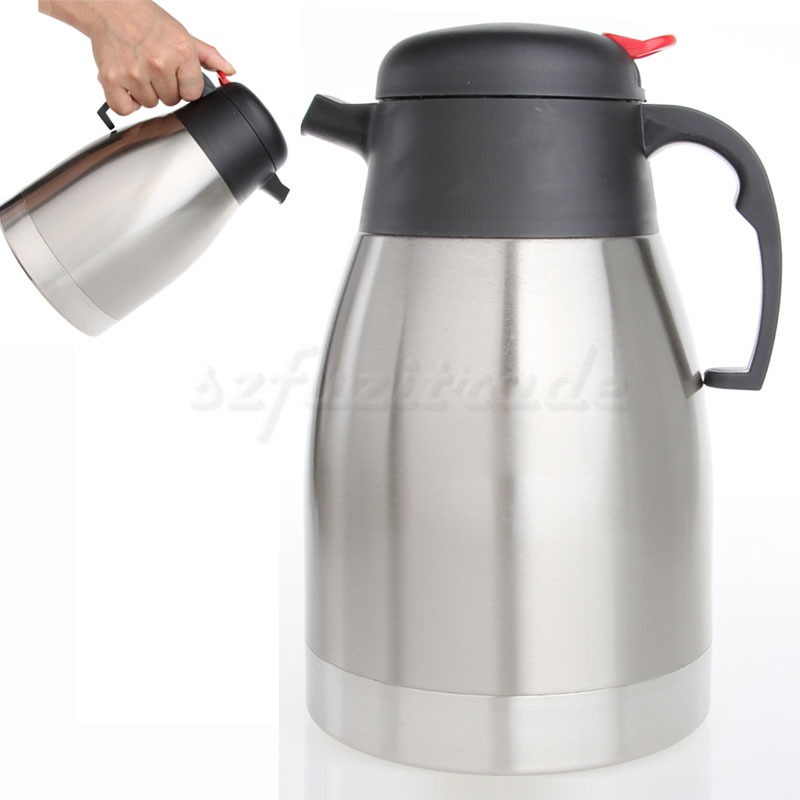 NEW 1500ml Stainless Steel Insulated Vacuum Flask Thermos TEA Coffee POT JUG eBay