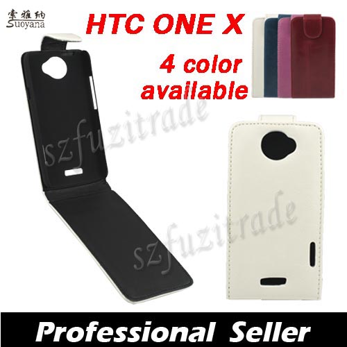 Weiss-Handy-Tasche-Fuer-HTC-ONE-X-Leder-Huelle-Ledertasche-Schutz-Etui-Flip-Case-De