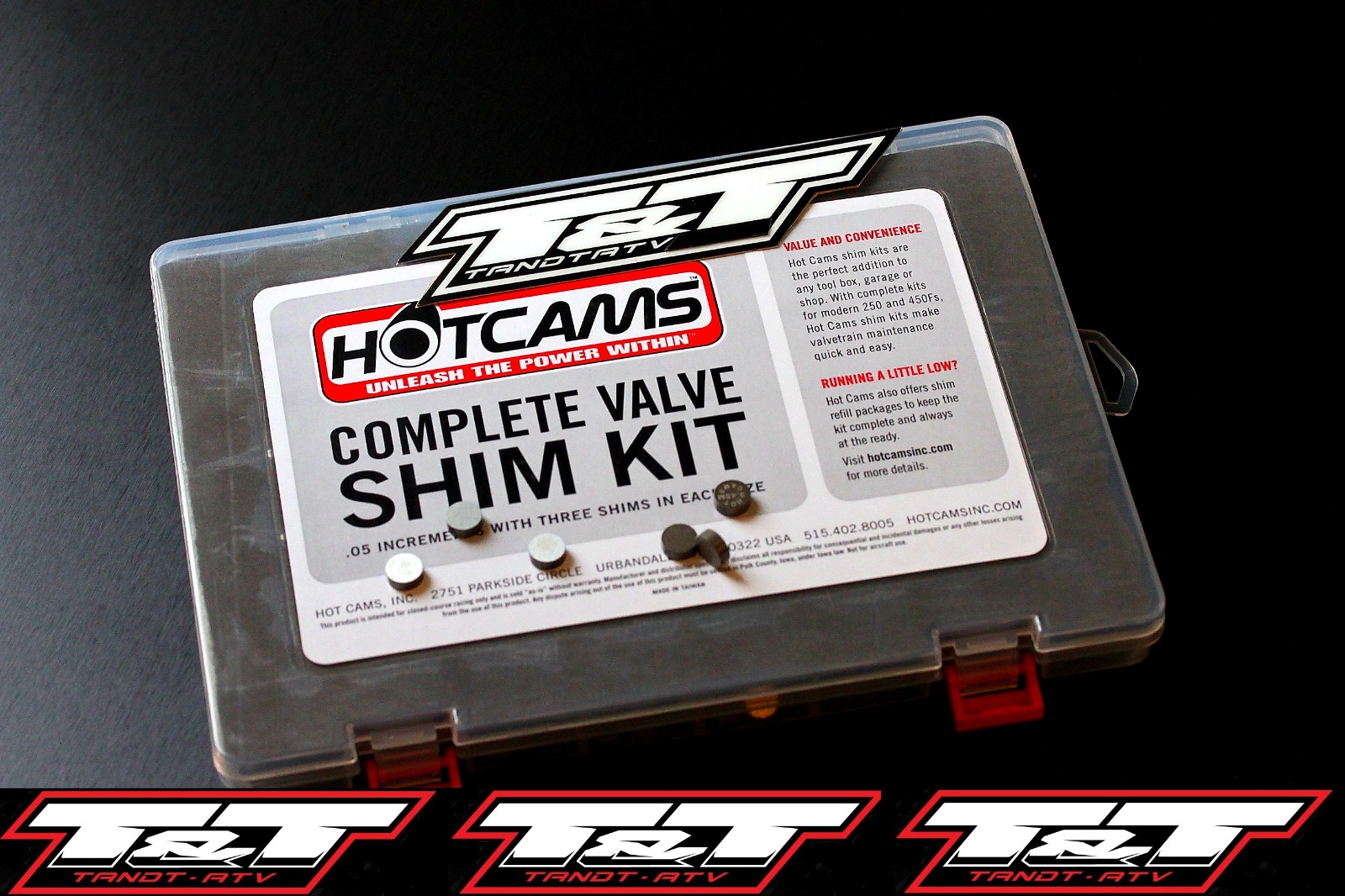 450r valve shims hot cam valve shim kit NSTOCK honda trx 450r valve