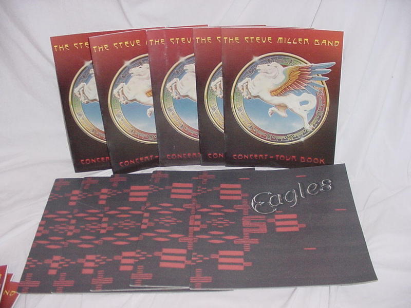 100  STEVE MILLER BAND EAGLES CONCERT TOUR PROGRAM 1977