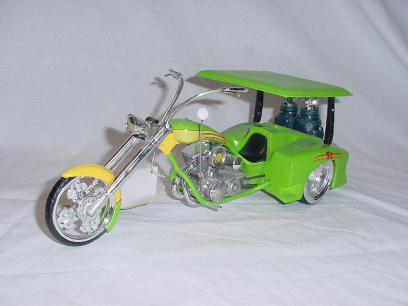 GOLF CART FAIRWAY 2 HEAVEN CHOPPER MOTORCYCLE 11" NEW