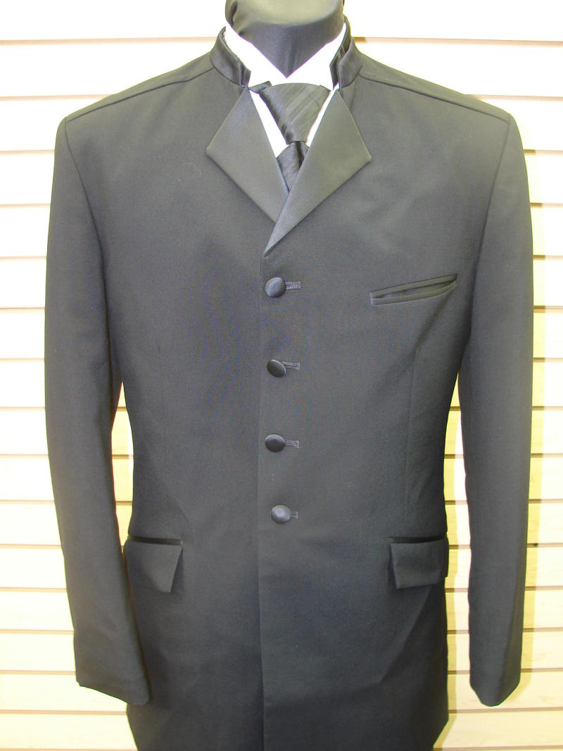 MENS 46 R  BLACK 4 B DESIGNER  FASHION TUXEDO JACKET