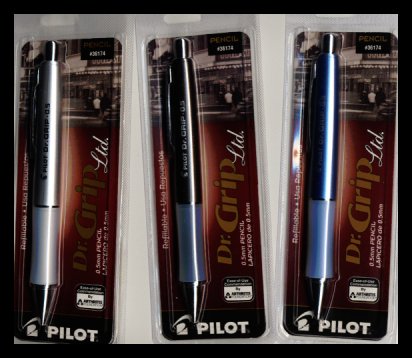 10 PILOT DR GRIP 5MM LEAD PENCILS  save$