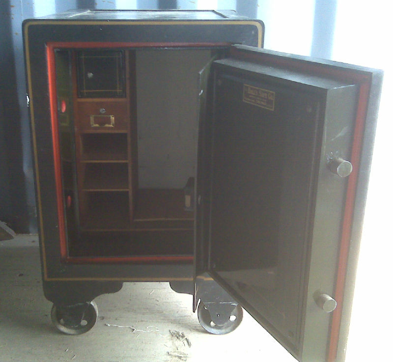 antique Floor Safe from Hall's Safe Co. of Cincinnati, OH **safe