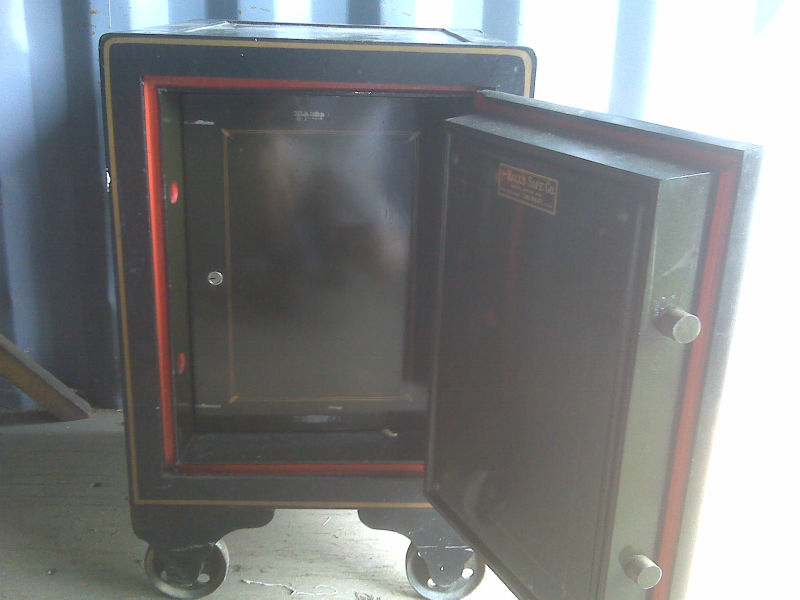 antique Floor Safe from Hall's Safe Co. of Cincinnati, OH **safe