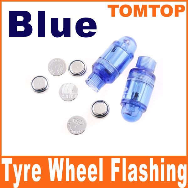 2-Car-Bicycles-motorcycle-Tyre-Wheel-Flashing-Neon-LED-Valve-Cap-Stem-Light-Blue