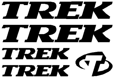 trek bicycle decals