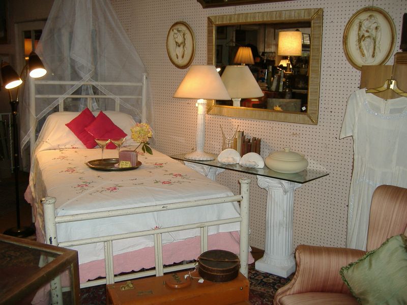Stunning Early Wrought Iron Single Bed Vintage Antique
