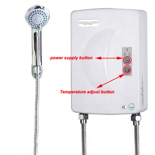Freely Adjust Water Temp Instant Shower Electric Hot Water Heater