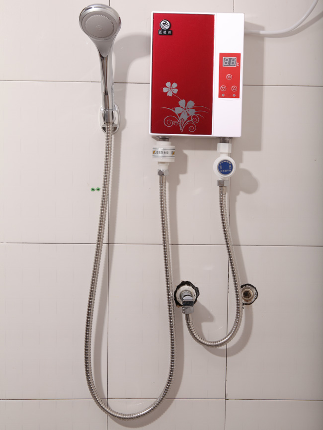 Electric Hot Water Heater Shower LCD Screen System INSTANT HOT SHOWER