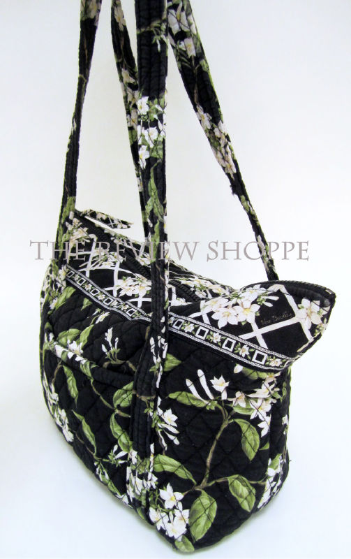 Details about Vera Bradley Jasmine Tote Bag, Cosmetic Pouch,  ID ...