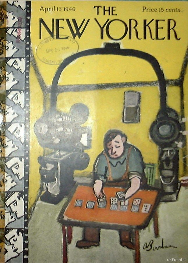 New Yorker 1946 Post-war Birnbaum Art - Chrysler