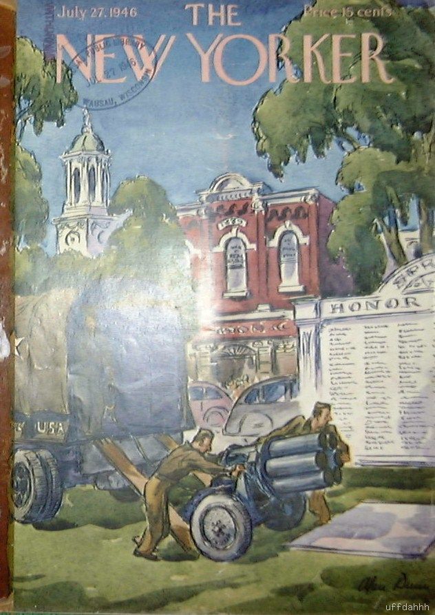 New Yorker 1946 Post-war Dunn Art - Chrysler