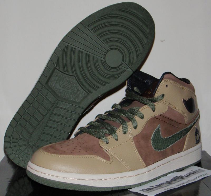 NIKE AIR JORDAN 1 Military Army SHOES NEW! MENS Sz 10.5