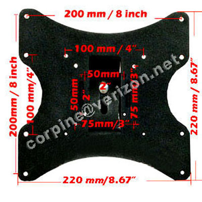 mounting hole pattern