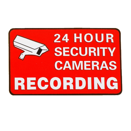 9 Home CCTV Security Camera Video Surveillance Sticker Warning Decal