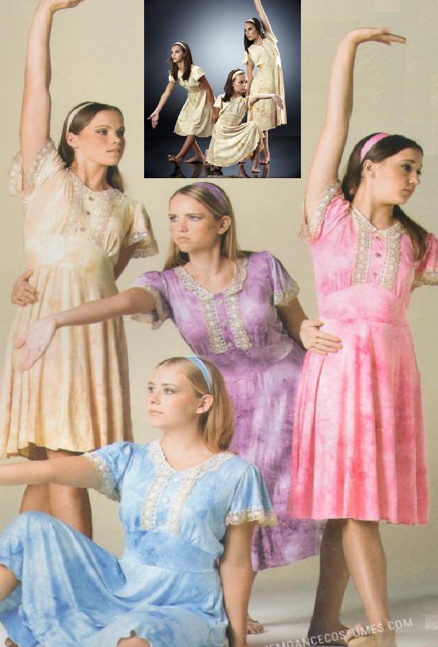 REVELATIONS CLARA ELEMENTS Peasant Lyrical Dress Cinderella Dance Costume