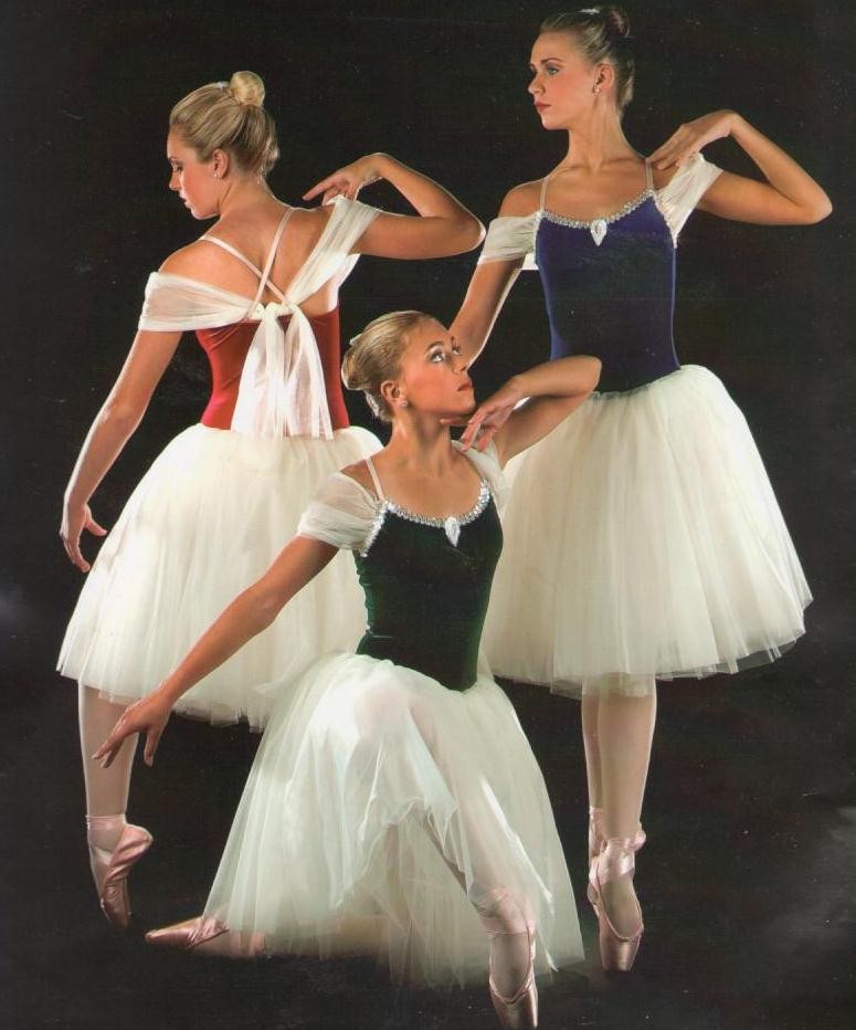 MUSIC BOX DANCER Long Tutu GREEN Dance Costume Child Small