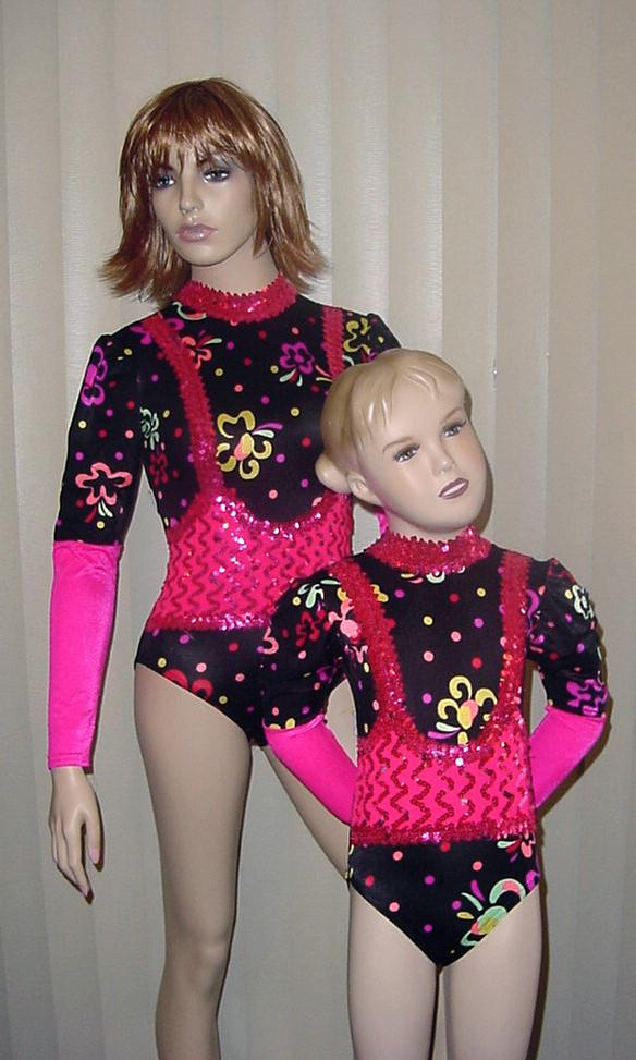 OUTRAGEOUS PINK Leotard Gymnastics Dance Costume CS eBay