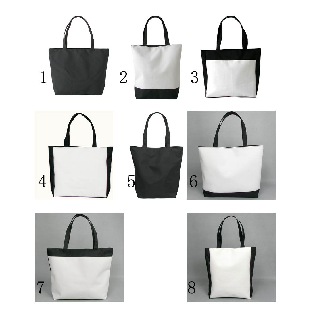 Details about Blank Canvas Tote Shopping Bag Shoulder Shopper For DIY ...