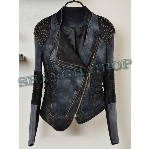 Gallery For > Punk Denim Vest Women
