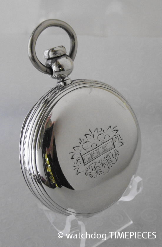 ELGIN 18 sz. JT Ryerson Keywind/Keyset Coin Silver