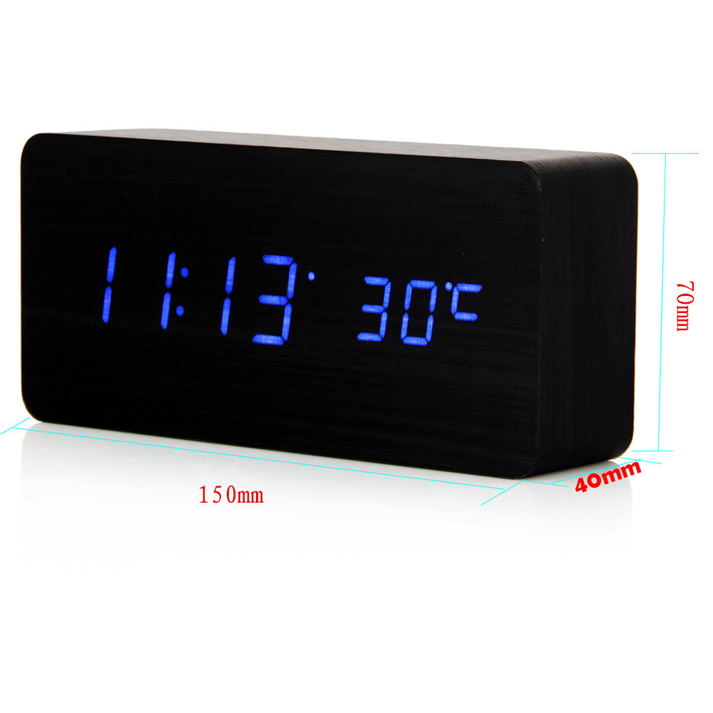 New Modern Digital Black Alarm Desk Clock Thermometer Led Display - New Modern Digital Black Alarm Desk Clock Thermometer Led Display Multicolors new modern digital black alarm desk clock thermometer led display - new modern digital black alarm desk clock thermometer led display multicolors