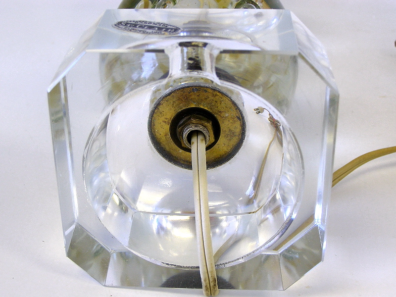 St.ClairElwood,IndianaGlass Paperweight Lamp w/Label eBay