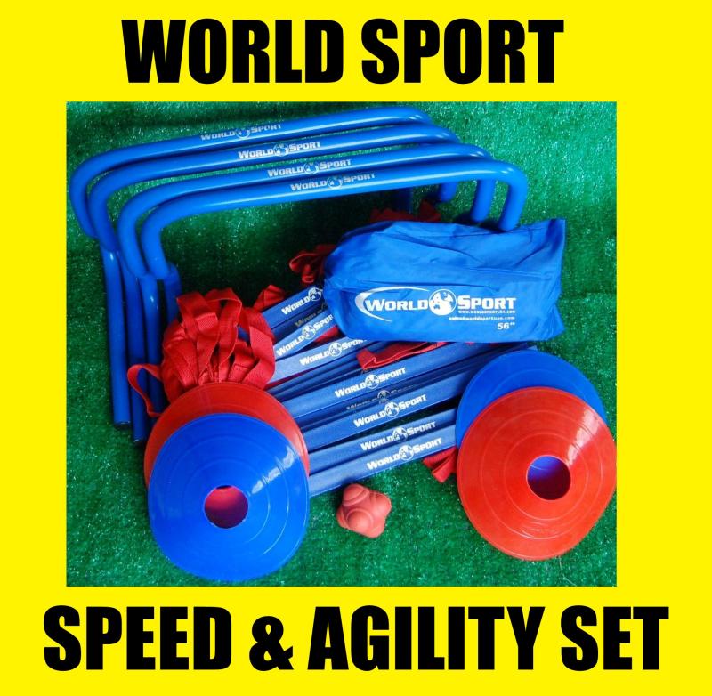 Agility Ladder Speed Chute Hurdles Reaction Ball Cones