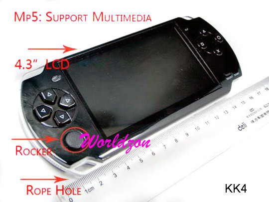 Compare prices and offers New 4.3 4GB MP3/MP4/MP5 RM/RMVB Player PSP Game Camera