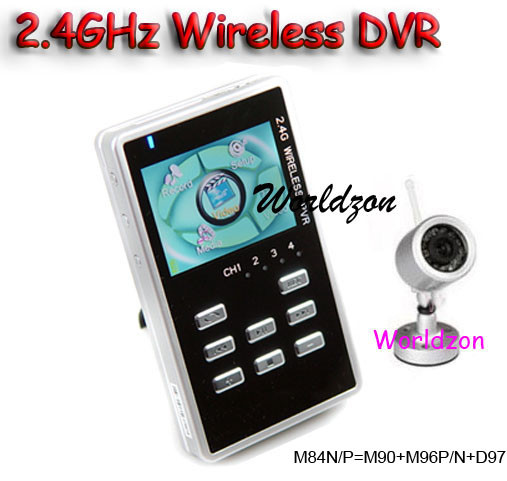 Wireless 24ghz Portable Dvr Sd Card Slot With Camera