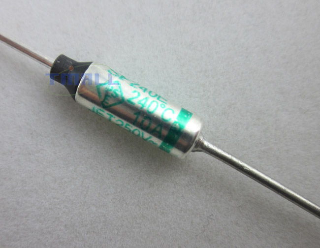 5 PCS SF240E SEFUSE Cutoffs NEC Thermal Fuse 240°C 240 Degree 10A 250V new