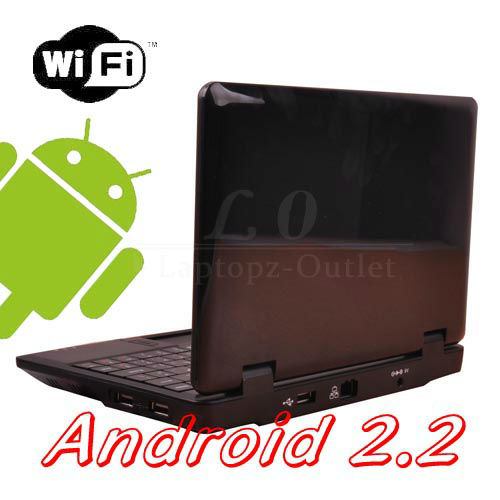 7 Android 2.2 Wifi Netbook 256M 2G 800Mhz Mini Laptop